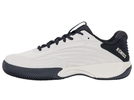 K-Swiss Hypercourt Express 3 Clay Heren - Blanc/Carbon/Baltic productfoto 5