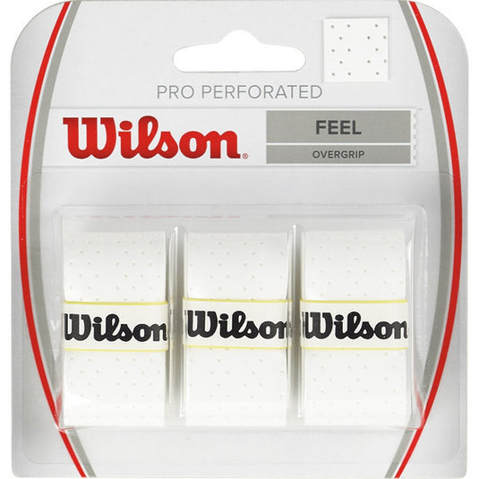 Wilson Pro Perforated Overgrip 3 pcs. White