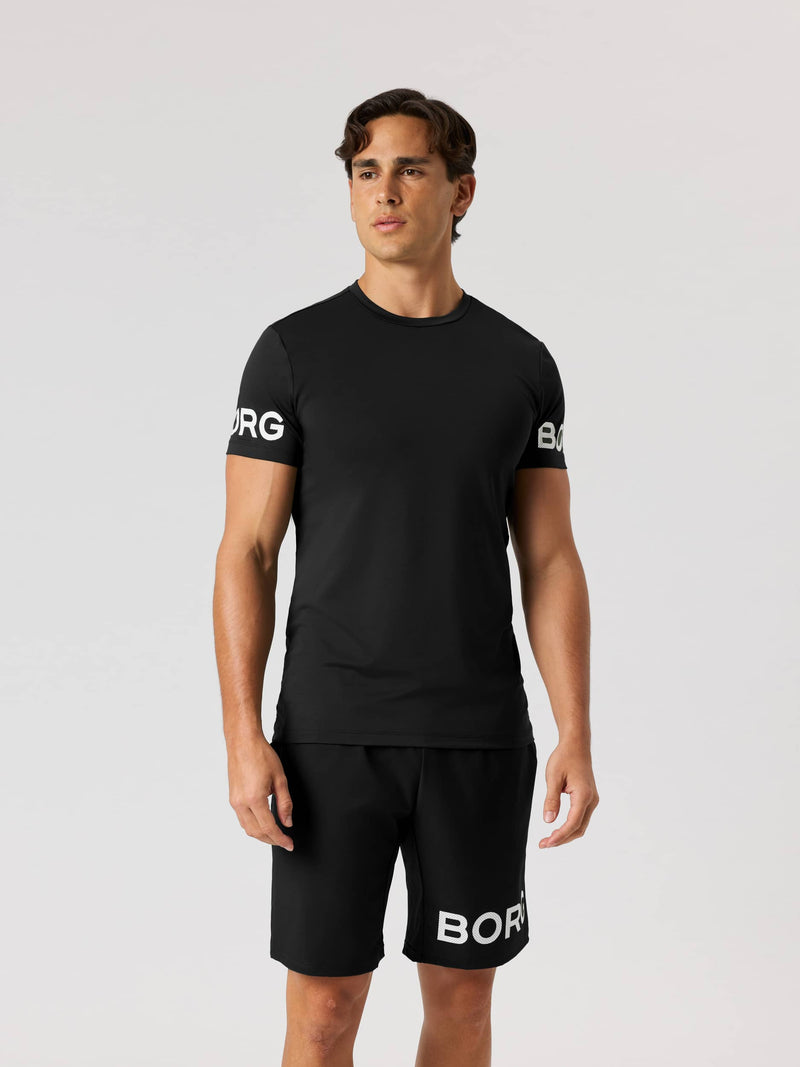 Load image into Gallery viewer, Björn Borg Borg T-Shirt Black Beauty - afbeelding 1
