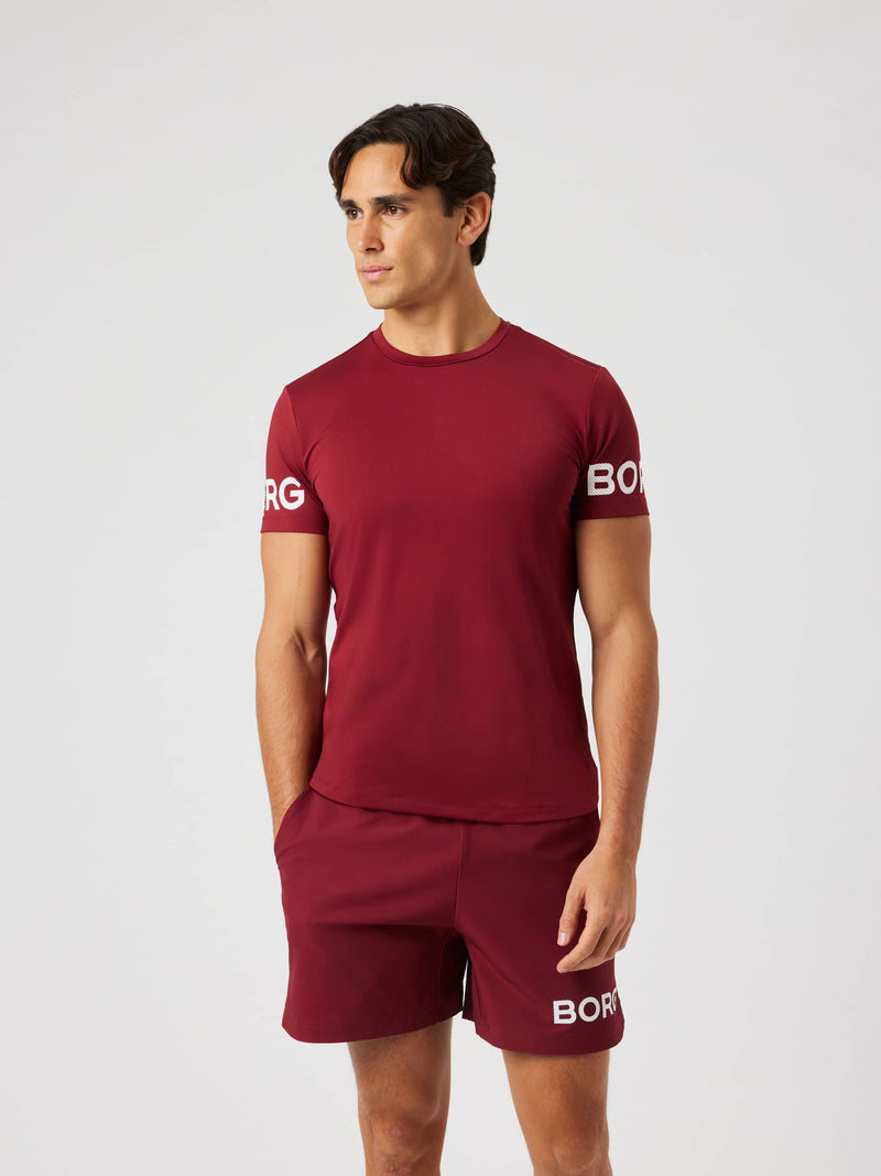 Load image into Gallery viewer, Björn Borg Borg T-Shirt Cabernet - afbeelding 15
