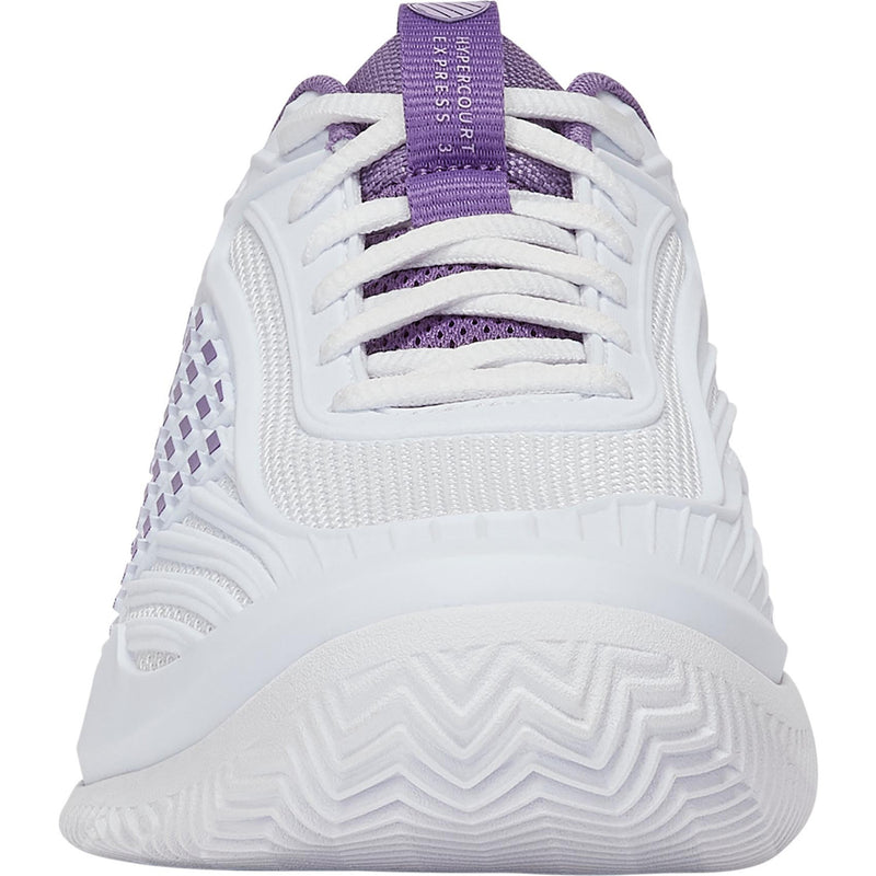Load image into Gallery viewer, K-Swiss Hypercourt Express 3 Clay dames wit paars afbeelding 3
