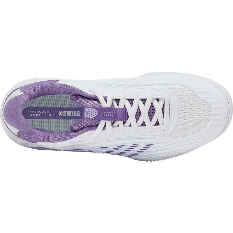 Load image into Gallery viewer, K-Swiss Hypercourt Express 3 Clay dames wit paars afbeelding 7
