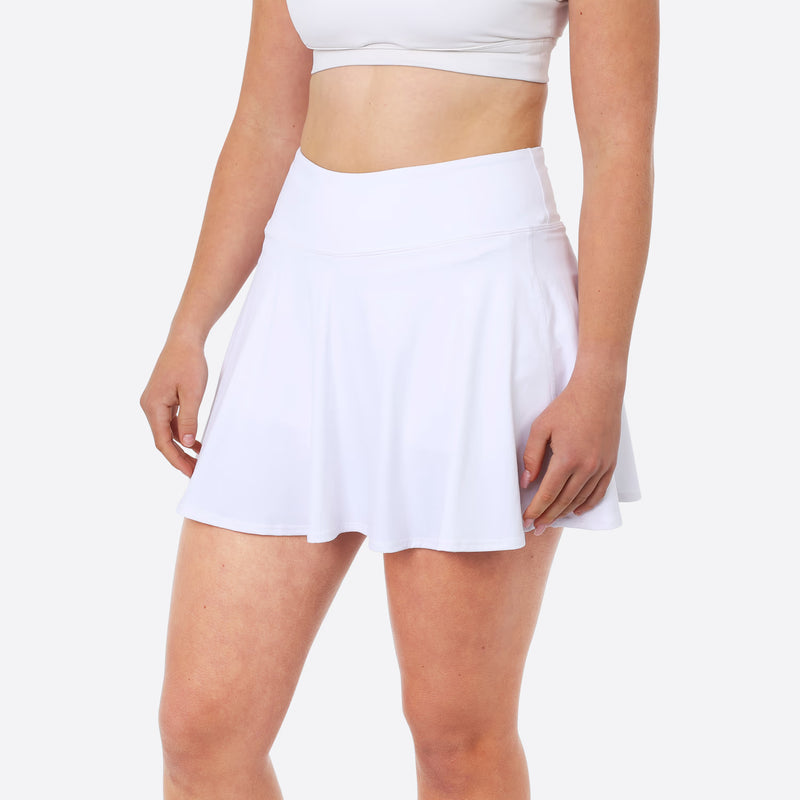 Load image into Gallery viewer, The Indian Maharadja Women Flowing Skirt - White
