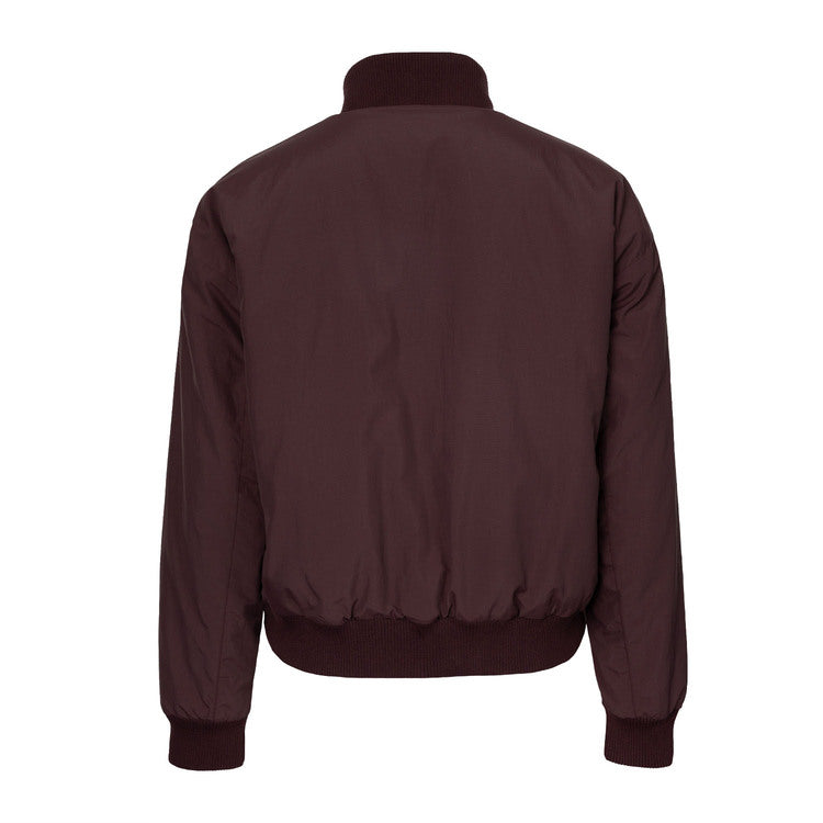 Load image into Gallery viewer, The Indian Maharadja reversible bomberjack dames Dark Berry detail
