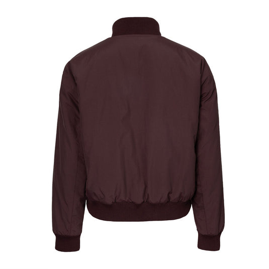 The Indian Maharadja reversible bomberjack dames Dark Berry detail