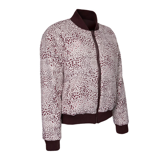 The Indian Maharadja reversible bomberjack dames Dark Berry sfeerbeeld