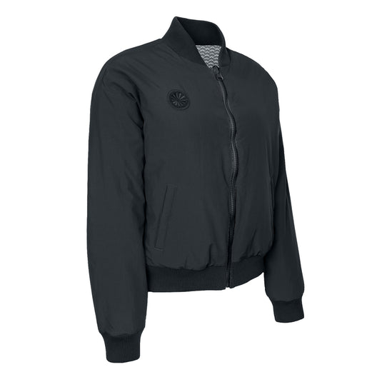 The Indian Maharadja reversible bomberjack dames Urban Grey achterzijde