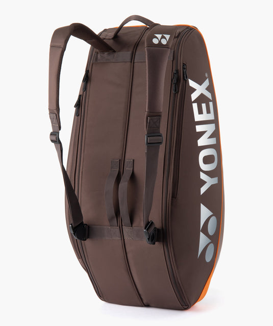 Yonex Pro Racquet Bag 6 PCS Espresso Brown vooraanzicht