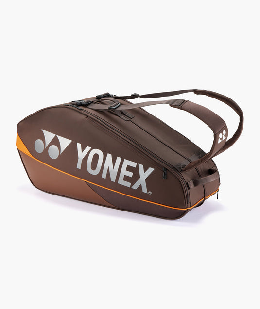 Yonex Pro Racquet Bag 6 PCS Espresso Brown achterzijde