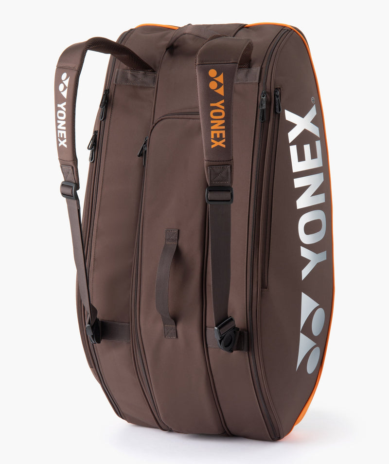 Load image into Gallery viewer, Yonex Pro Racquet Bag 9 PCS Espresso Brown vooraanzicht
