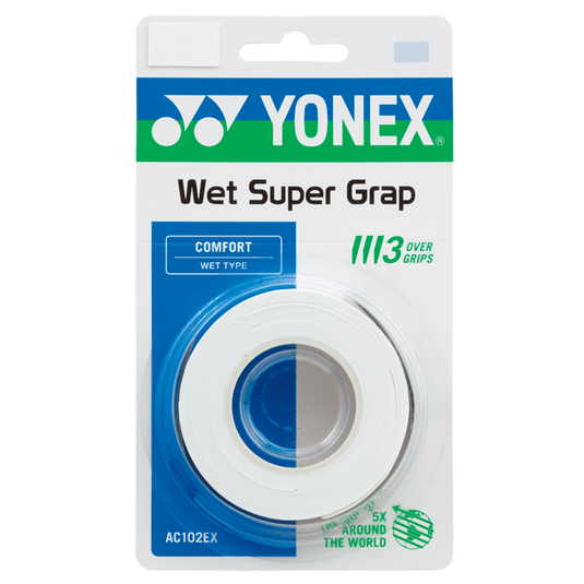 Yonex Wet Super Grap 3-pack Wit