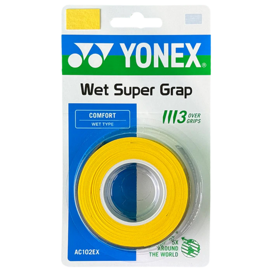 Yonex Wet Super Grap 3-pack Geel