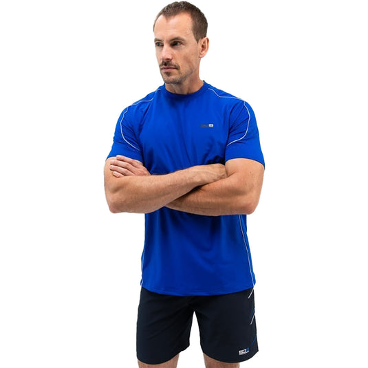 Sjeng Sports Brayen Tee Blue Neon