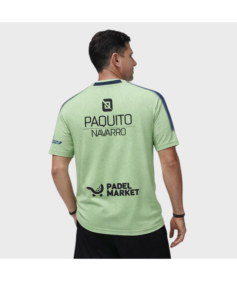 Load image into Gallery viewer, Bullpadel Montse PN Verde Acido Vigore T-Shirt
