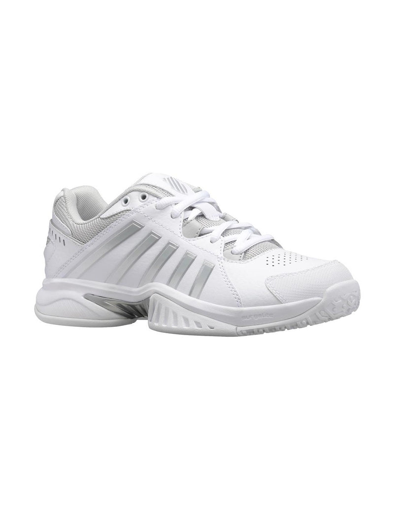 Load image into Gallery viewer, K-Swiss Receiver V Omni Dames - White/Vapor Blue/Silver
