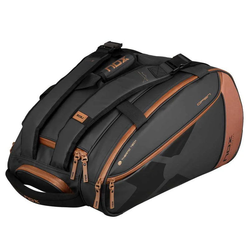Load image into Gallery viewer, Nox Luxury Series Black/Brown padelbag

