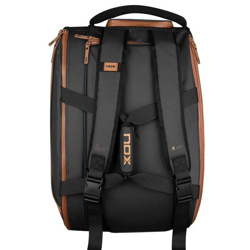 Load image into Gallery viewer, Nox Luxury Series Black/Brown padelbag
