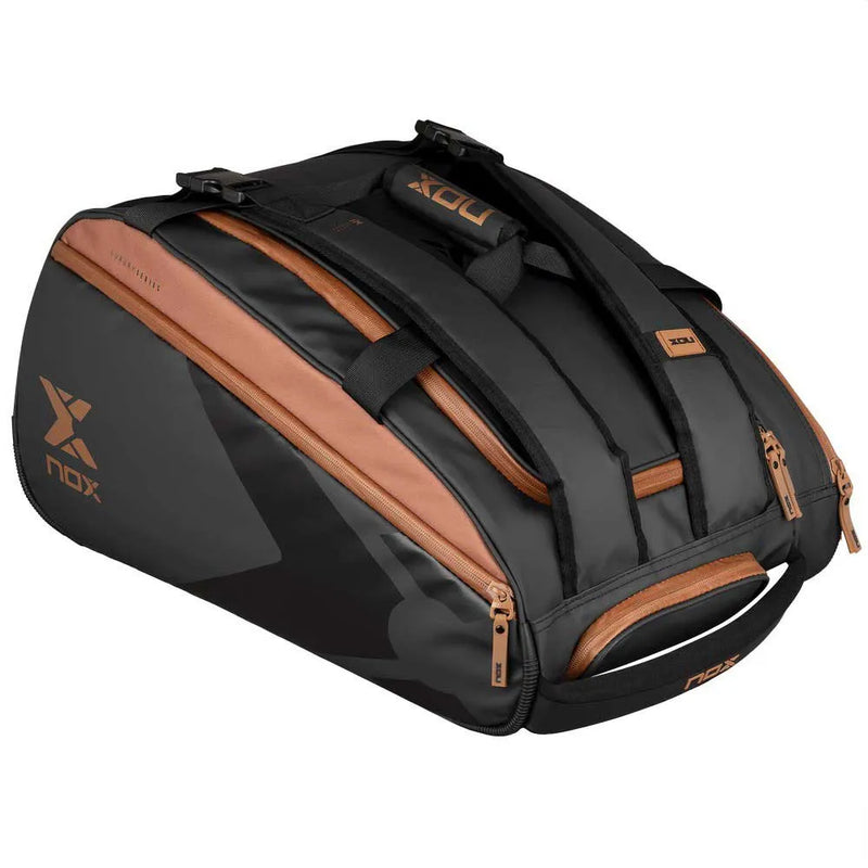 Load image into Gallery viewer, Nox Luxury Series Black/Brown padelbag
