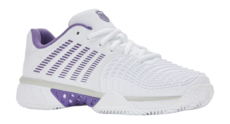 Load image into Gallery viewer, K-Swiss Express Light 3 Clay Dames - White/Purple Haze/Lunar Rock productfoto 1

