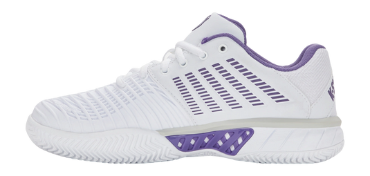 K-Swiss Express Light 3 Clay Dames - White/Purple Haze/Lunar Rock productfoto 2