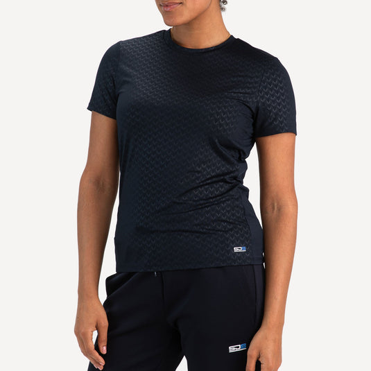 Sjeng Sports Esmee dames tennisshirt donkerblauw