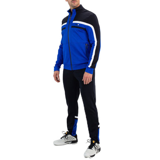 Sjeng Sports Amar trainingsjack heren blue neon