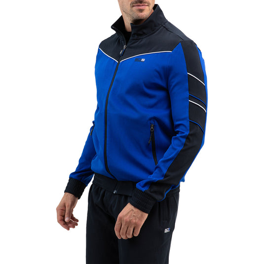 Sjeng Sports Alistar trainingsjack heren blue neon