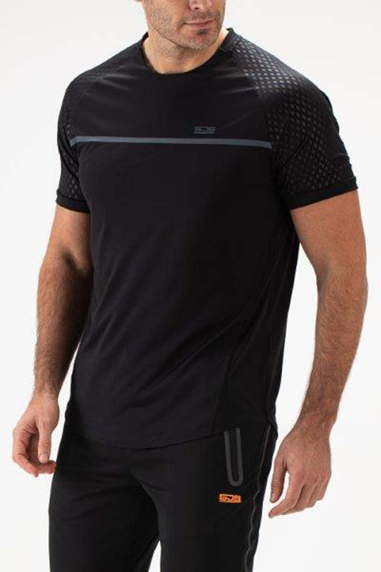 Sjeng Sports Upwood Man Tee Black