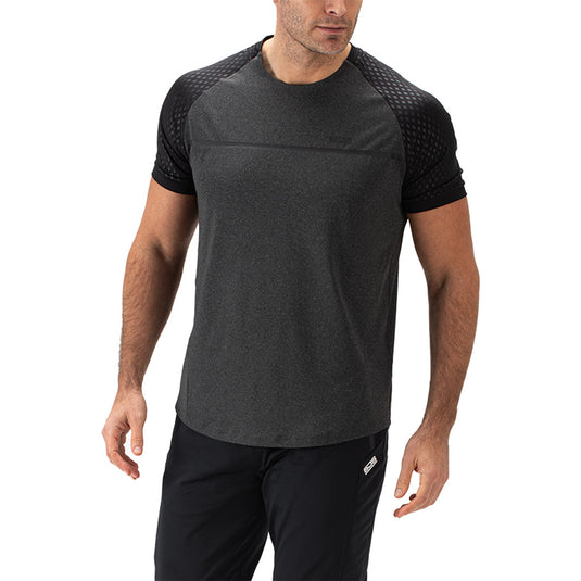 Sjeng Sports Upwood Man Tee Ebony Melange